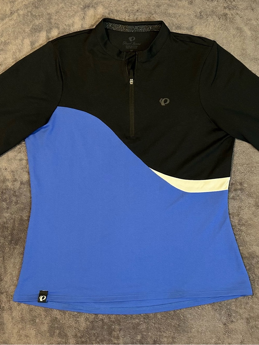 Pearl Izumi Black, Blue & White Women's Cycling Jersey